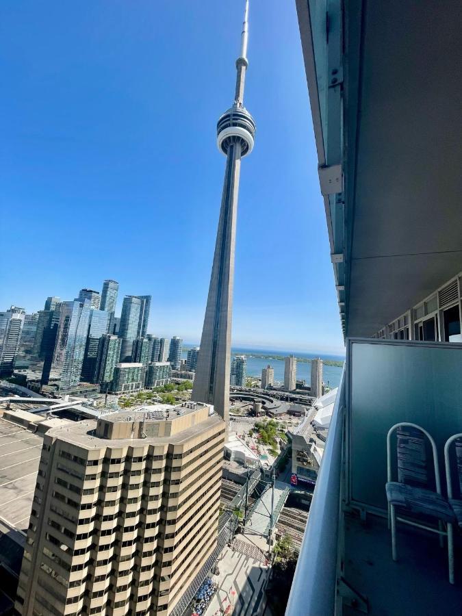 Two Br Two Ba Condo Face To Cn Tower Step To Rogers Centre Toronto Dış mekan fotoğraf